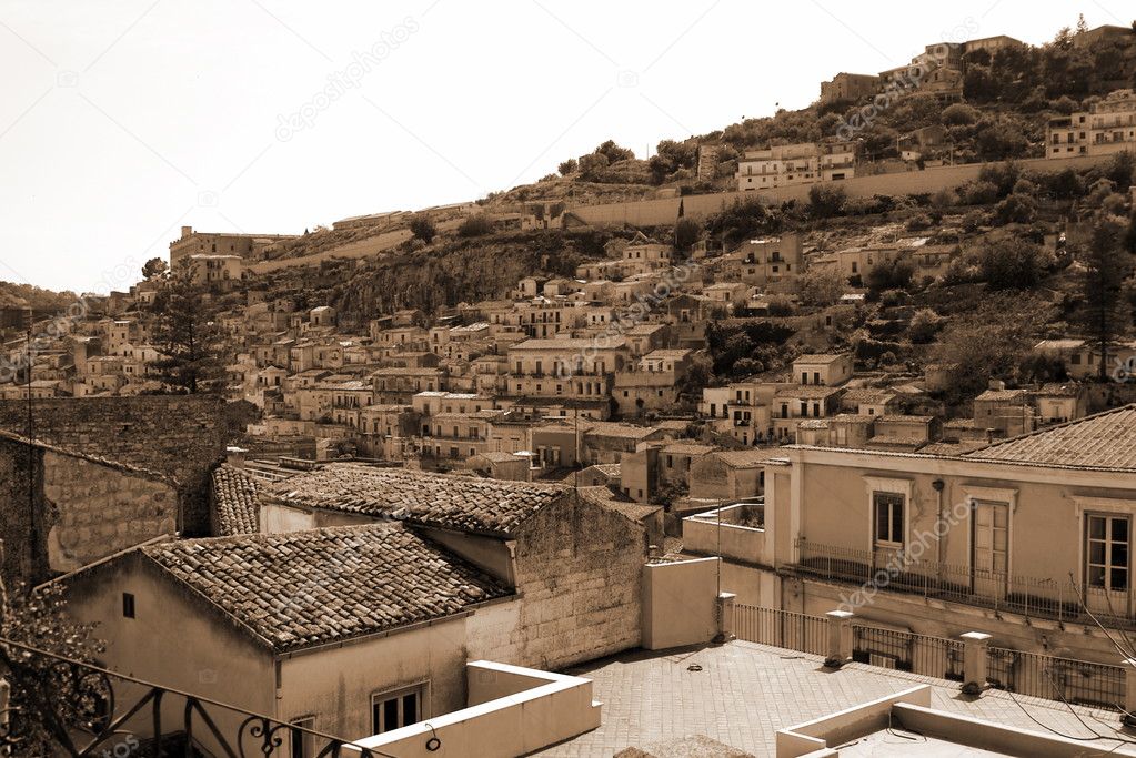 Old Italy ,Sicily, Modica city