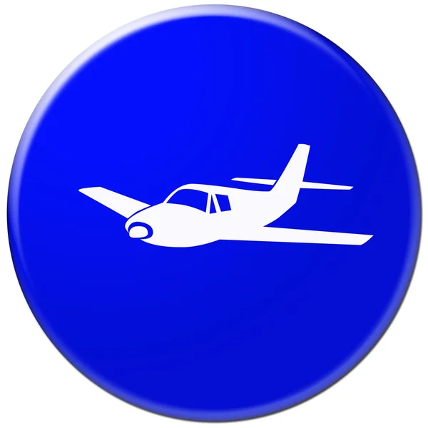 Airplane label — Stock Photo, Image