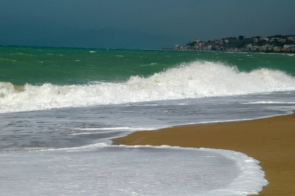Dalgalar deniz sahne — Stok fotoğraf