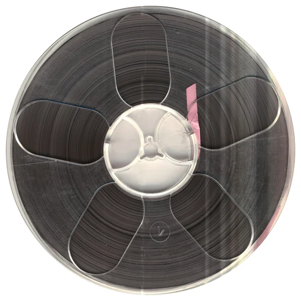 Ruban audio vintage isolé sur blanc — Photo