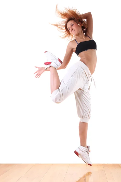 Kadın modern spor balet — Stok fotoğraf