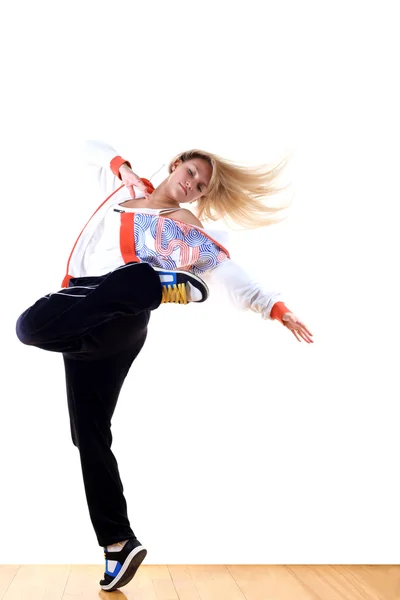 女性の現代スポーツのバレエ ダンサー — ストック写真