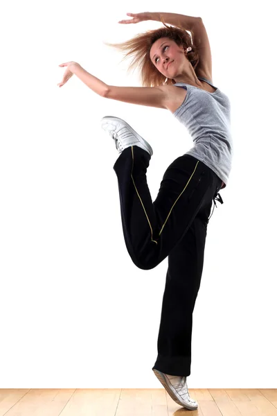现代体育的芭蕾舞演员 — 图库照片