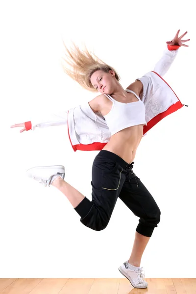 现代体育的芭蕾舞演员 — 图库照片