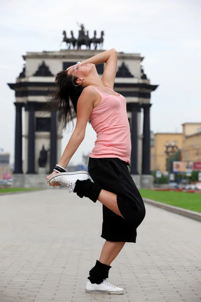 Woman modern ballet dancer — Stock Photo, Image