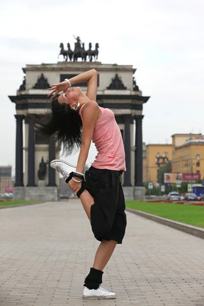 Žena moderní baletka — Stock fotografie