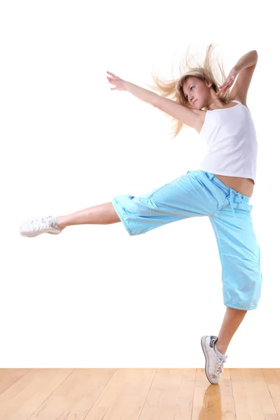 女性の現代スポーツのダンサー — ストック写真