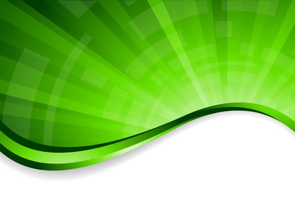 Vector bright green background — Stock Vector