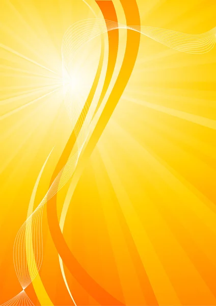 Vettore luminoso sfondo arancione — Vettoriale Stock