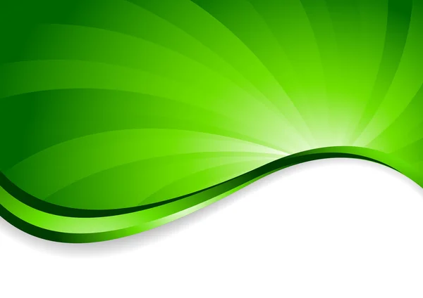 Vektör yeşil renkli parlak arka plan — Stok Vektör