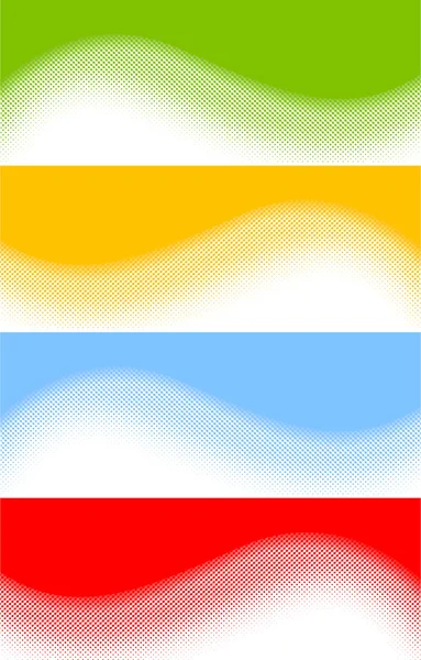 Banderas abstractas vectoriales — Archivo Imágenes Vectoriales