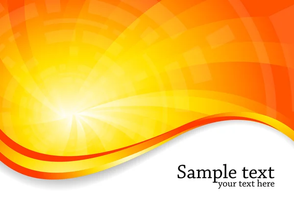 Vecteur fond lumineux de couleur orange — Image vectorielle