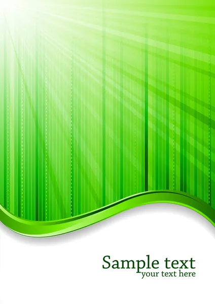 Vektor grön bakgrund — Stock vektor