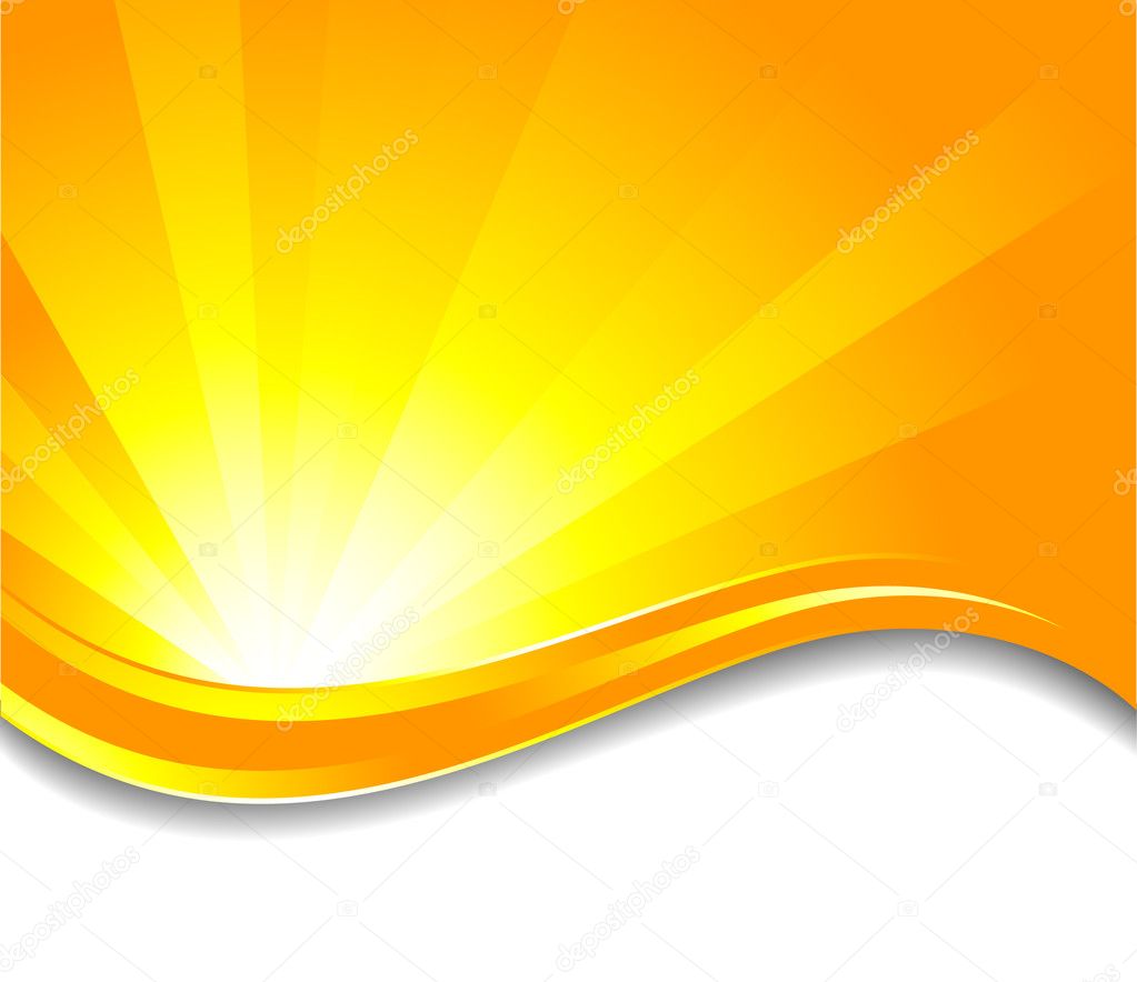 Vector sunny background