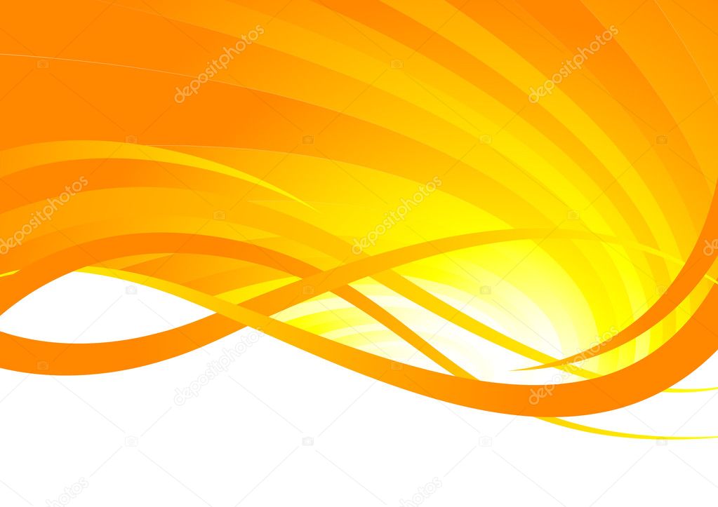 Vector abstract orange background