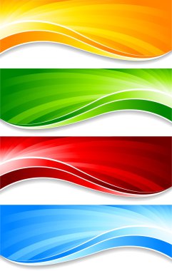 Vector collection of banners