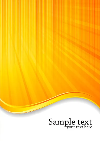 뚜렷 한 주황색 배경 — 스톡 벡터