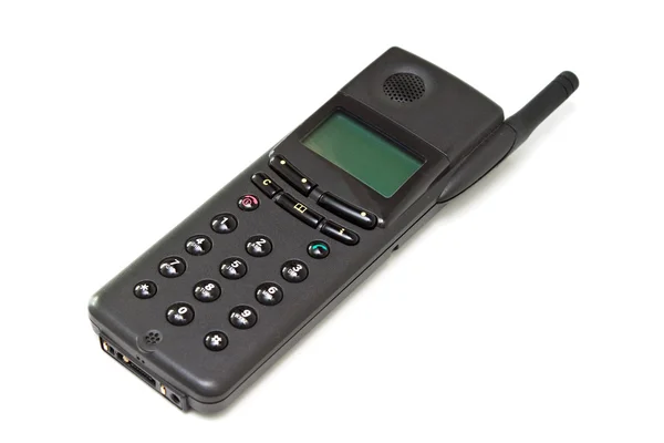 Teléfono celular negro viejo — Foto de Stock