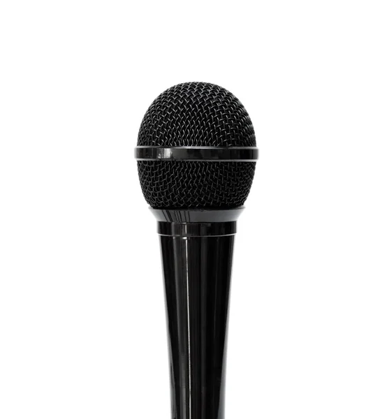 Stock image Black microphone