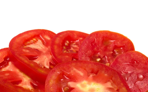 Tomatenscheiben. — Stockfoto