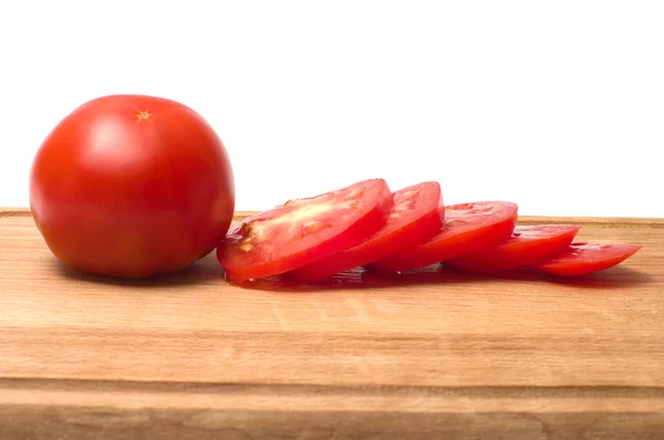 Шматочками помідор . — стокове фото