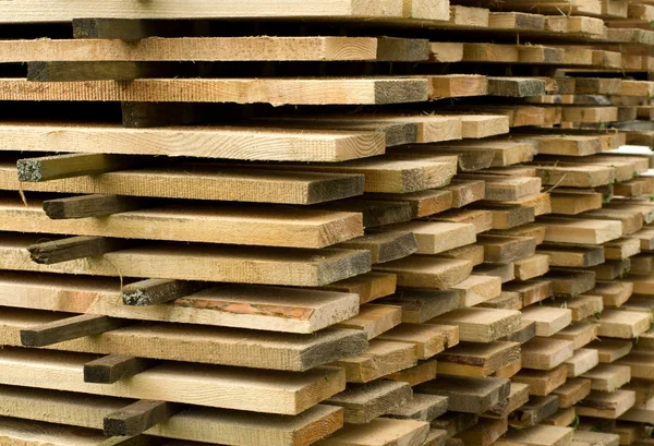 Stack of boards. — Stock Photo, Image