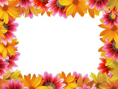 Flower frame 4 clipart