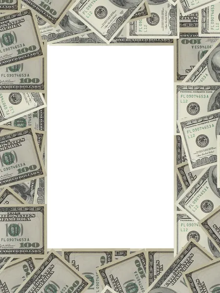Dollars cadre vertical — Photo