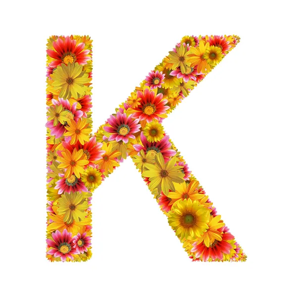 stock image Flowers letter K