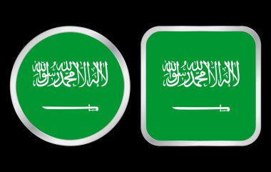 Saudi Arabia flag icon clipart