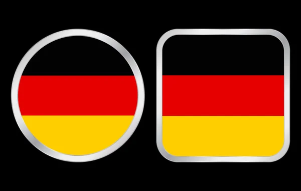 Germany flag icon — Stock Vector