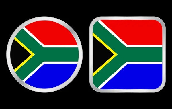 Ícone bandeira da África do Sul — Vetor de Stock