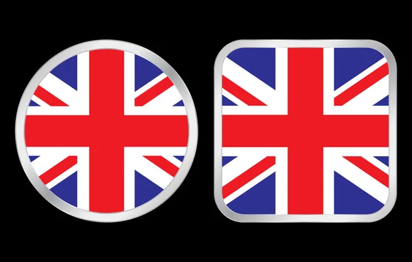 Icône drapeau du royaume uni — Image vectorielle