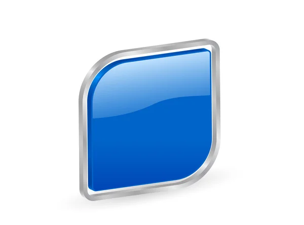 3d blaues Shape Symbol — Stockvektor