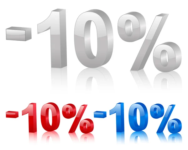 Discount 10% — Wektor stockowy