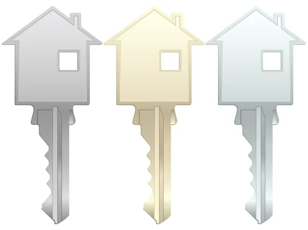 Dom klucz — Wektor stockowy