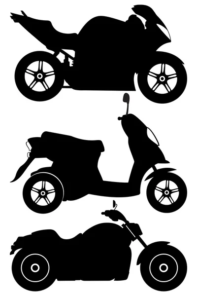 Conjunto de vetor de motocicletas —  Vetores de Stock