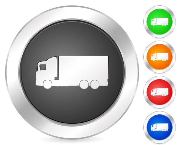 Ordinateur icône camion — Image vectorielle
