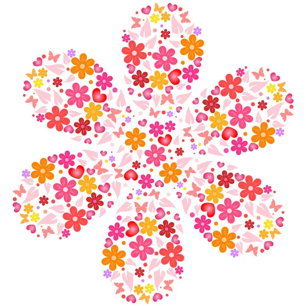 Fleur de fleurs — Image vectorielle
