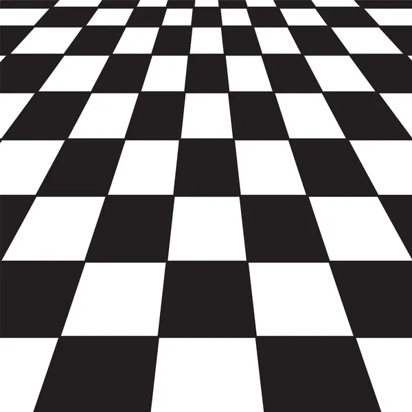 Black and white checker — Stock Vector