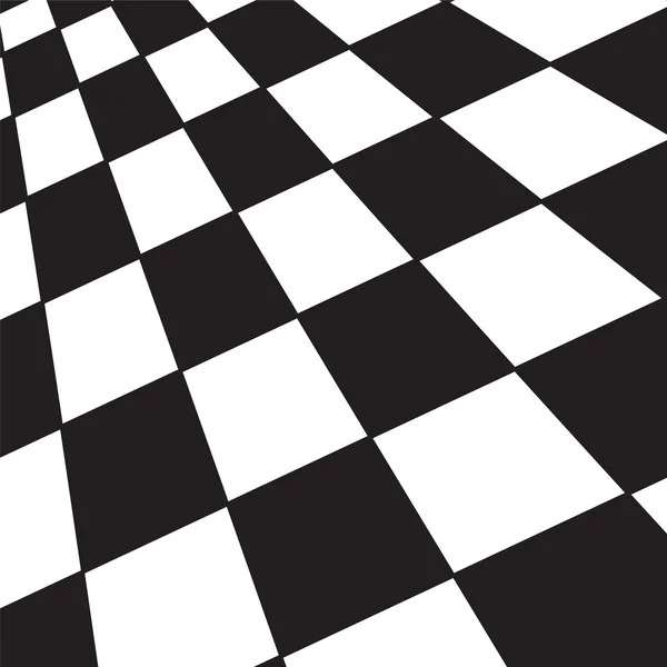 Zwart-wit checker — Stockvector