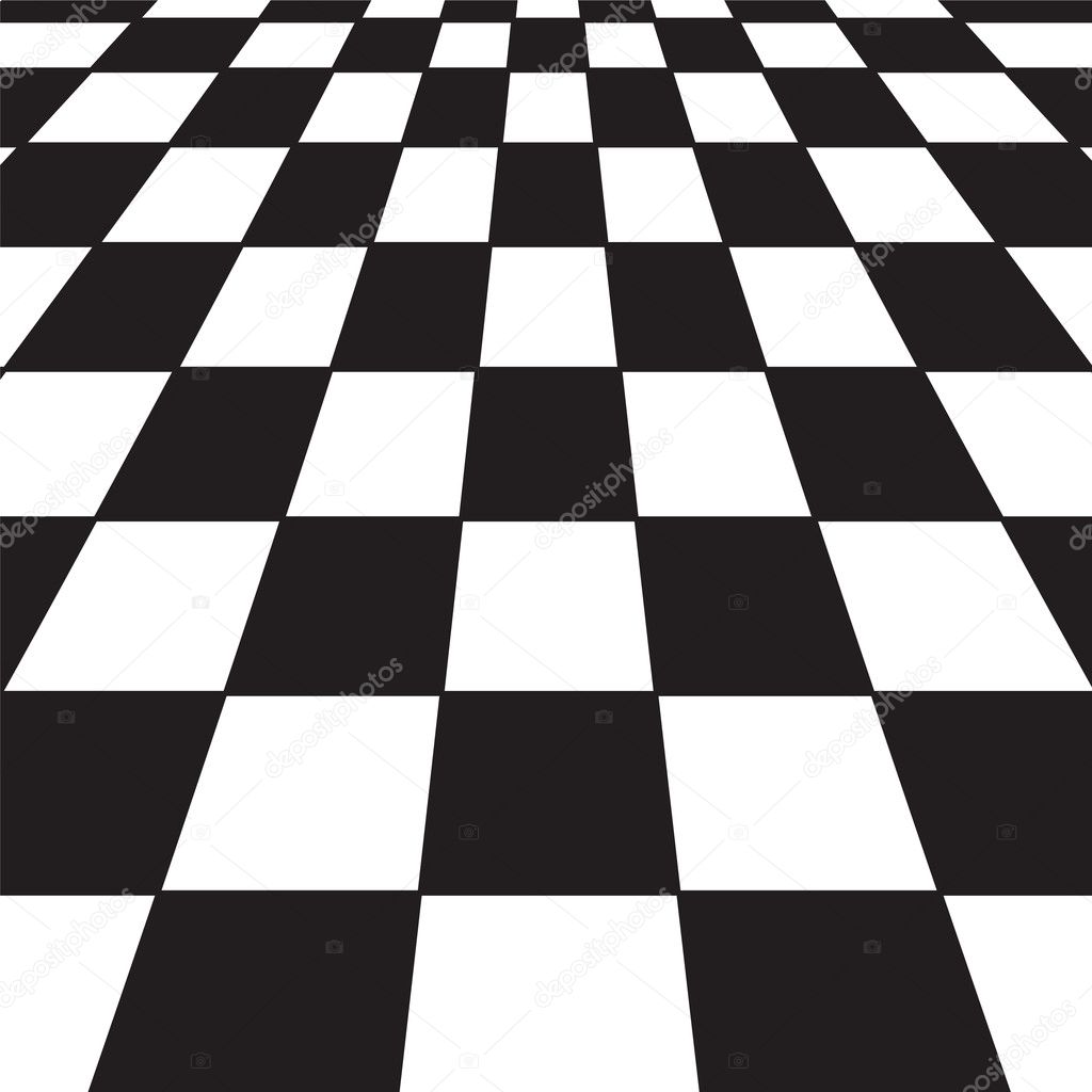 Black and white checker
