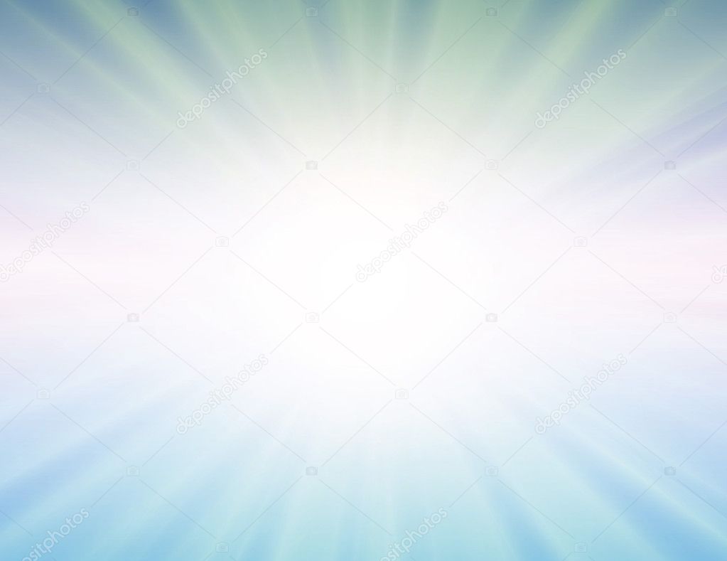 Vector sun on blue background