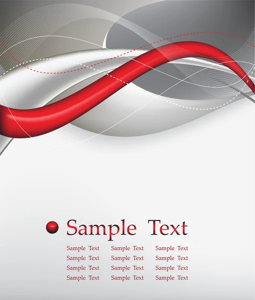 Red tech composition abstraite de fond — Image vectorielle