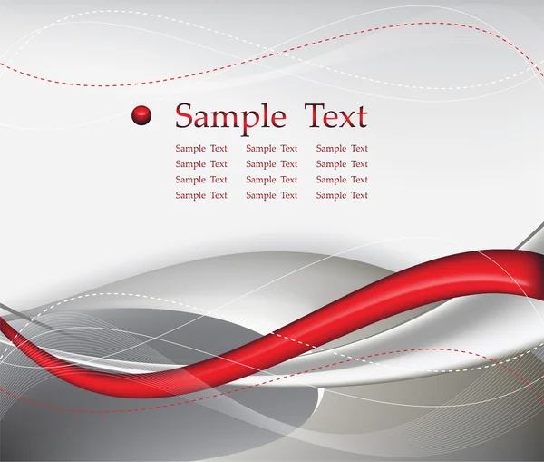 Červené tech pozadí abstraktní kompozice — Stockový vektor