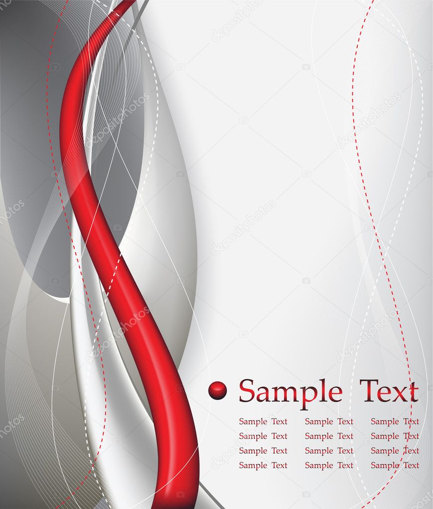 Red tech abstract background composition