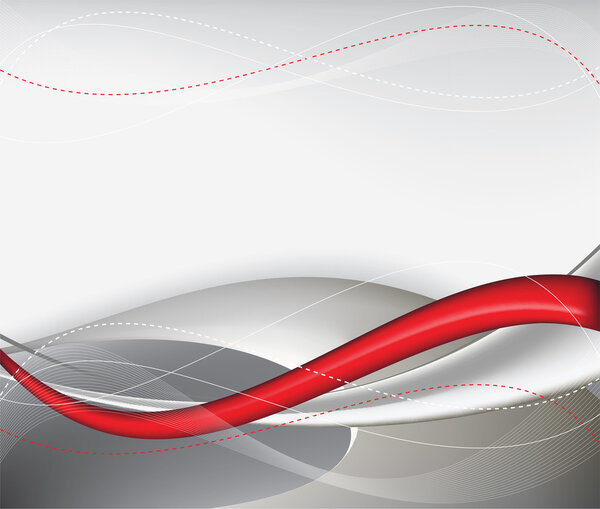 Red tech abstract background composition