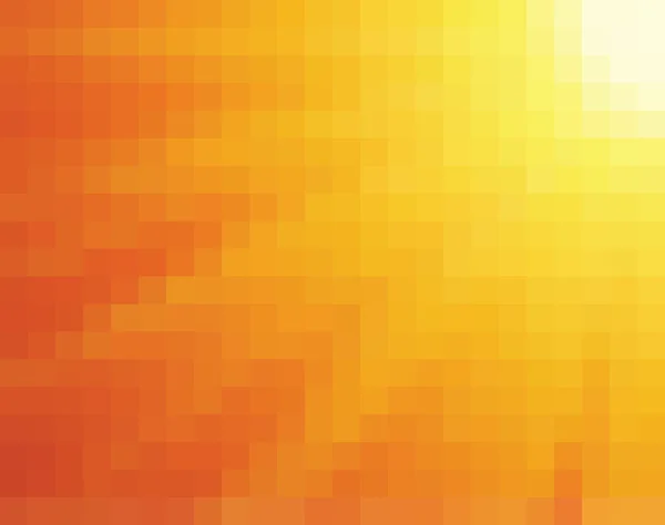 Mosaico abstracto amarillo y naranja — Vector de stock