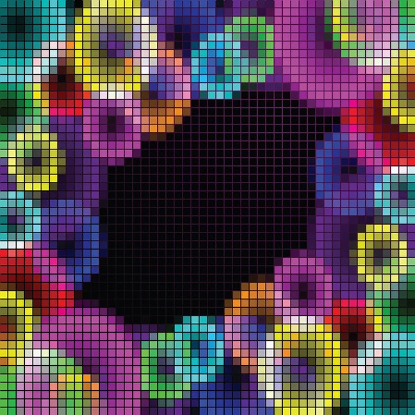 Abstraktní rainbow mozaika — Stockový vektor