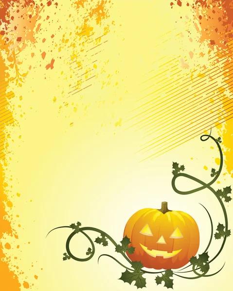 A Glowing Background for Halloween — Stock Vector
